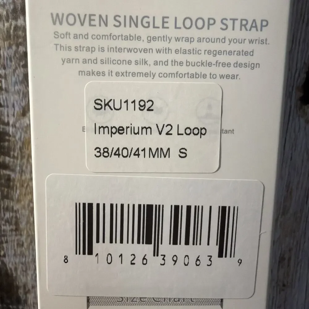 Solace Imperium V2 Loop Single Loop Strap. 38/40/41MM Small Purple. Brand New
